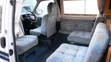 VW T4 Autosleeper Talent Layout