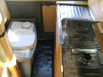 VW T4 Autosleeper Talent Cassette Toilet